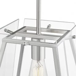 Evan I 1-Light Chrome Plated Pendant by OVE Decors -Kenroy Home Sales chrome ove decors chandeliers 15lpe eva110 bn 1f 1000