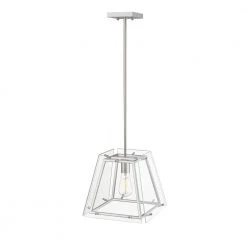 Evan I 1-Light Chrome Plated Pendant by OVE Decors -Kenroy Home Sales chrome ove decors chandeliers 15lpe eva110 bn 4f 1000