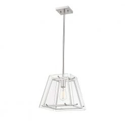 Evan I 1-Light Chrome Plated Pendant by OVE Decors -Kenroy Home Sales chrome ove decors chandeliers 15lpe eva110 bn c3 1000