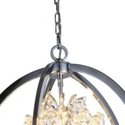 Pena 5-Light Chrome Chandelier by OVE Decors -Kenroy Home Sales chrome ove decors chandeliers pena 4f 1000