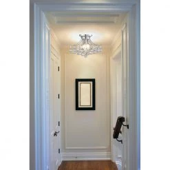 Warsaw 3-Light Chrome Crystal Chandelier by OVE Decors -Kenroy Home Sales chrome ove decors chandeliers warsaw 31 1000