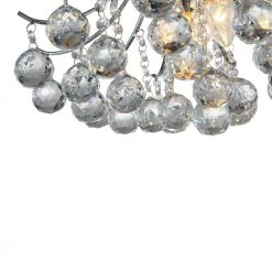 Warsaw 3-Light Chrome Crystal Chandelier by OVE Decors -Kenroy Home Sales chrome ove decors chandeliers warsaw c3 1000