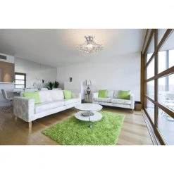 Warsaw 3-Light Chrome Crystal Chandelier by OVE Decors -Kenroy Home Sales chrome ove decors chandeliers warsaw fa 1000