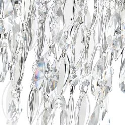 Shana in 4-Light Chrome Flush Mount with Crystals by OVE Decors -Kenroy Home Sales chrome ove decors flush mount lights 15lfm shan14 lc fa 1000