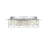 Aster Chrome Integrated LED Flush Mount with Crystal and Clear Glass by OVE Decors 2 Aster Chrome Integrated LED Flush Mount with Crystal and Clear Glass by OVE Decors -Kenroy Home Sales chrome ove decors flush mount lights 15lva aste15 lc 64 1000