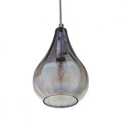 Bose II 1-Light Colorful Glass Mini Pendant by OVE Decors -Kenroy Home Sales chrome ove decors pendant lights 15lpe bos206 co 1f 1000