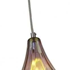 Bose II 1-Light Colorful Glass Mini Pendant by OVE Decors -Kenroy Home Sales chrome ove decors pendant lights 15lpe bos206 co 44 1000