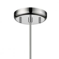 Aster Integrated LED Chrome Mini Pendant with Crystal and Glass Shade by OVE Decors -Kenroy Home Sales chrome ove decors pendant lights hdli008 1f 1000