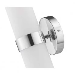 Romilly 5 in. 2-Light Chrome Vanity Light with Frosted Glass Shade by OVE Decors 12 Romilly 5 in. 2-Light Chrome Vanity Light with Frosted Glass Shade by OVE Decors -Kenroy Home Sales chrome ove decors vanity lighting 15lva romi05 lc 44 1000