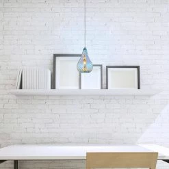 BOSE 1-Light Colorful Glass Pendant by OVE Decors -Kenroy Home Sales colorful glass ove decors pendant lights bose 40 1000