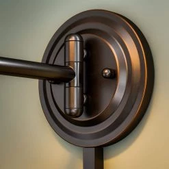 Theta Copper Bronze Wall Swing Arm Lamp by Kenroy Home -Kenroy Home Sales copper bronze kenroy home wall lamps 20942cb fa 1000