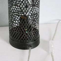 Rubik 12 in. Copper Bronze Up light Accent Lamp with Copper Bronze Metal Shade by Kenroy Home -Kenroy Home Sales copper bronze metal finish kenroy home table lamps 32688cbz 1f 1000