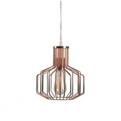 Irena 1-Light Copper Swag Pendant by Kenroy Home