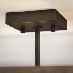 Swanson 4-Light Distressed White Semi-Flush Mount by Kenroy Home -Kenroy Home Sales distressed white woodgrain with graphite finish kenroy home flush mount lights 93966grph fa 1000