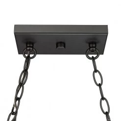 Portsmouth 3-Light Black Chandelier with Glass Shades by OVE Decors -Kenroy Home Sales driftwood black ove decors chandeliers 15lch port12 pb fa 1000