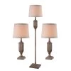 Regalto 25 in. Driftwood Lamp with Oatmeal Fabric Shade (3-Pack) by Kenroy Home -Kenroy Home Sales driftwood finish kenroy home table lamps 35266dw 64 1000