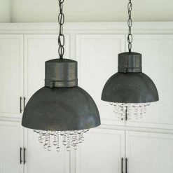 Nicole 1-Light Faux Corroded Pendant by Kenroy Home -Kenroy Home Sales faux corroded metal finish kenroy home chandeliers 93590cm 1f 1000