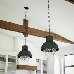 Nicole 1-Light Faux Corroded Pendant by Kenroy Home -Kenroy Home Sales faux corroded metal finish kenroy home chandeliers 93590cm 4f 1000