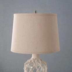 Captain 30 in. Rope Table Lamp by Kenroy Home -Kenroy Home Sales glass and rope finish kenroy home table lamps 32816clrr 4f 1000