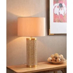 Emme 28 in. Gold Table Lamp by Kenroy Home -Kenroy Home Sales gold kenroy home table lamps 34048gld 31 1000
