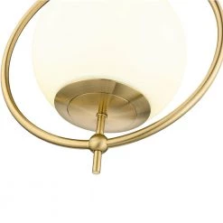 Janna 1-Light 12 in. Gold Ceiling Pendant Light by OVE Decors -Kenroy Home Sales gold ove decors chandeliers 15lpe jann12 lg 44 1000