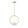 Janna 1-Light 12 in. Gold Ceiling Pendant Light by OVE Decors -Kenroy Home Sales gold ove decors chandeliers 15lpe jann12 lg 64 1000