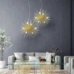 Magellan 6-Light 22 in. Gold Ceiling Pendant Light by OVE Decors -Kenroy Home Sales gold ove decors chandeliers 15lpe mage22 lg 31 1000