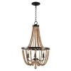 Regas 3-Light Wood Bead Chandelier by Kenroy Home -Kenroy Home Sales golden bronze finish kenroy home chandeliers 93133gbrz 64 1000