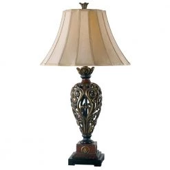 Iron Lace 33 in. Golden Ruby Table Lamp by Kenroy Home