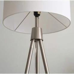 Brock 61 in. Gray Floor Lamp with Drum Shade by Kenroy Home -Kenroy Home Sales gray kenroy home floor lamps 33138bs 1f 1000