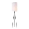 Brock 61 in. Gray Floor Lamp with Drum Shade by Kenroy Home