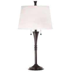 Park Avenue 29 in. Oil-Rubbed Bronze 2 Table and 1 Floor Lamp Set by Kenroy Home -Kenroy Home Sales kenroy home lamp sets 30843orb 4f 1000