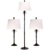 Park Avenue 29 in. Oil-Rubbed Bronze 2 Table and 1 Floor Lamp Set by Kenroy Home -Kenroy Home Sales kenroy home lamp sets 30843orb 64 1000
