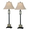 Bennington 32 in. Natural Slate Buffet Lamp Set (2-Pack) by Kenroy Home 2 Bennington 32 in. Natural Slate Buffet Lamp Set (2-Pack) by Kenroy Home -Kenroy Home Sales kenroy home lamp sets 31201 64 1000