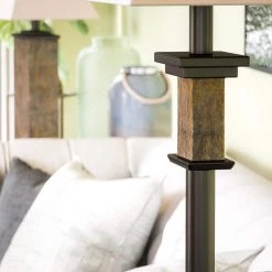 Bennington 29 in. Natural Slate 2 Table and 1 Floor Lamp Set by Kenroy Home -Kenroy Home Sales kenroy home lamp sets 31207 44 1000