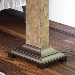 Bennington 29 in. Natural Slate 2 Table and 1 Floor Lamp Set by Kenroy Home -Kenroy Home Sales kenroy home lamp sets 31207 fa 1000