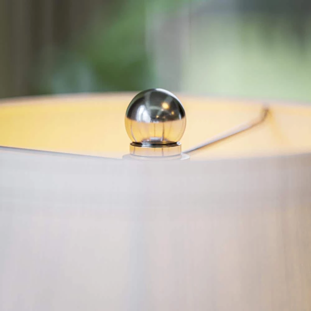 Cerise 27 in. Silver 2-Table and 1-Floor Lamp Set by Kenroy Home 6 Cerise 27 in. Silver 2-Table and 1-Floor Lamp Set by Kenroy Home - Image 4