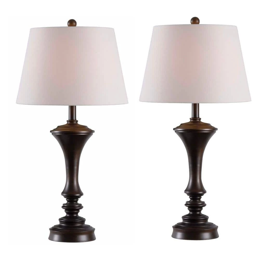 Isabella 29 in. Copper Table Lamps (2-Pack) by Kenroy Home 3 Isabella 29 in. Copper Table Lamps (2-Pack) by Kenroy Home