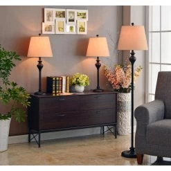 Charlotte Bronze Indoor Lamp Set by Kenroy Home 17 Charlotte Bronze Indoor Lamp Set by Kenroy Home -Kenroy Home Sales kenroy home lamp sets kh87050 1f 1000