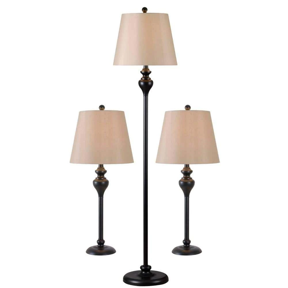 Charlotte Bronze Indoor Lamp Set by Kenroy Home 6 Charlotte Bronze Indoor Lamp Set by Kenroy Home - Image 4