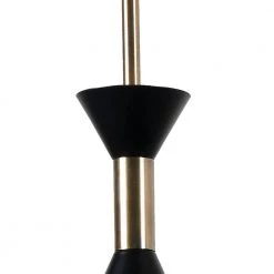 Arne 1-Light Black Mini Pendant by Kenroy Home -Kenroy Home Sales matte black with antique brass finish kenroy home pendant lights 93792bl 4f 1000