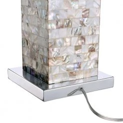 Pearl 30 in. Mother of Pearl Table Lamp by Kenroy Home -Kenroy Home Sales mother of pearl kenroy home table lamps 32025mop 1f 1000