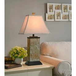 Bennington 29 in. Natural Slate Table Lamp by Kenroy Home -Kenroy Home Sales natural slate finish kenroy home table lamps 31202 4f 1000