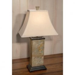 Bennington 29 in. Natural Slate Table Lamp by Kenroy Home -Kenroy Home Sales natural slate finish kenroy home table lamps 31202 76 1000