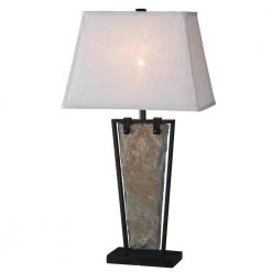 Free Fall 30 in. Natural Slate Table Lamp by Kenroy Home