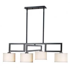 Endicott 4-Light Oil-Rubbed Bronze Island Light by Kenroy Home