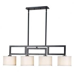 Endicott 4-Light Oil-Rubbed Bronze Island Light by Kenroy Home -Kenroy Home Sales oil rubbed bronze finish kenroy home chandeliers 10064orb c3 1000