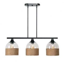 Catalina 3-Light Oil Rubbed Bronze Island Light Pendant by Kenroy Home
