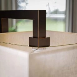 4 Square 1-Light 64 in. Oil-Rubbed Bronze Floor Lamp by Kenroy Home -Kenroy Home Sales oil rubbed bronze finish kenroy home floor lamps 21080orb fa 1000