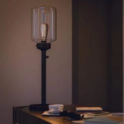 Casey 28 in. Oil-Rubbed Bronze Table Lamp by Kenroy Home -Kenroy Home Sales oil rubbed bronze finish kenroy home table lamps 32407orb 76 1000